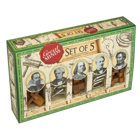 Great Minds Puzzle Set of 5