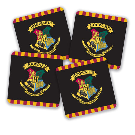 Harry Potter Hogwarts Crest Coasters (Set of 4)