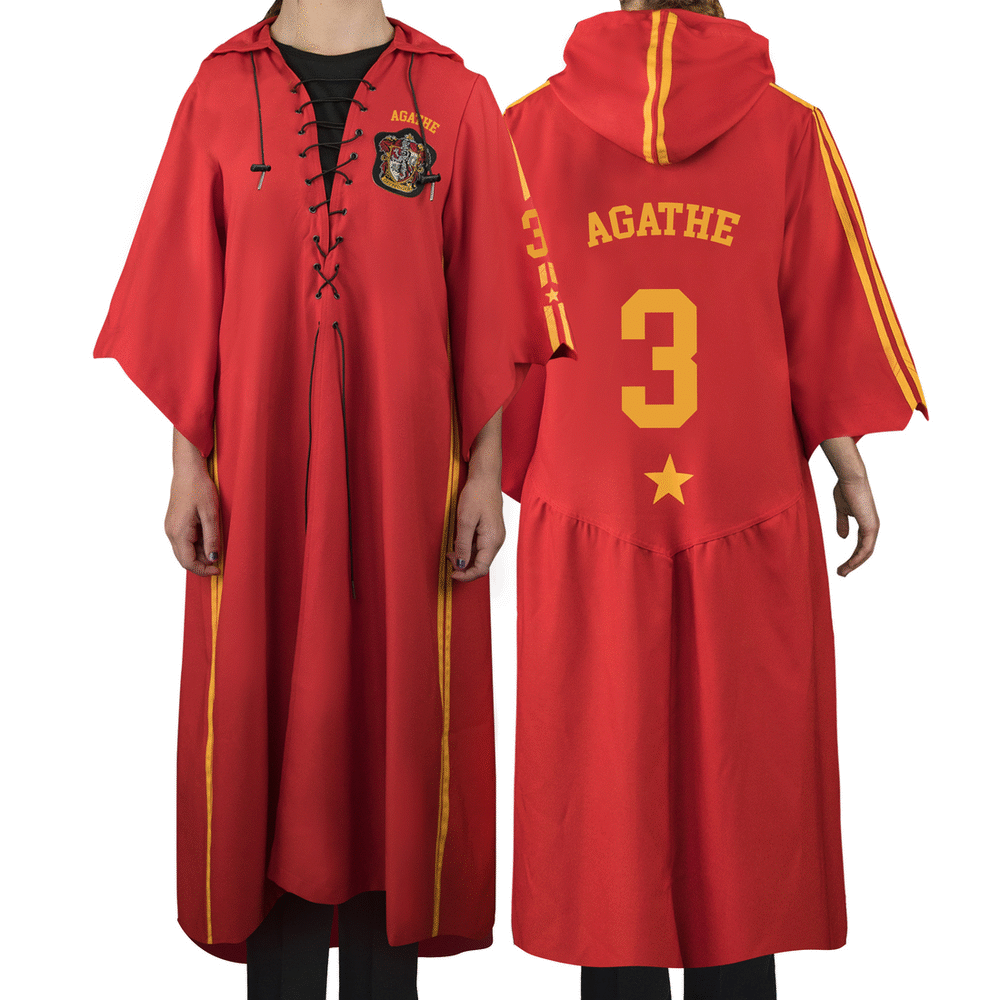 Harry Potter Personalised Quidditch Robe - Gryffindor