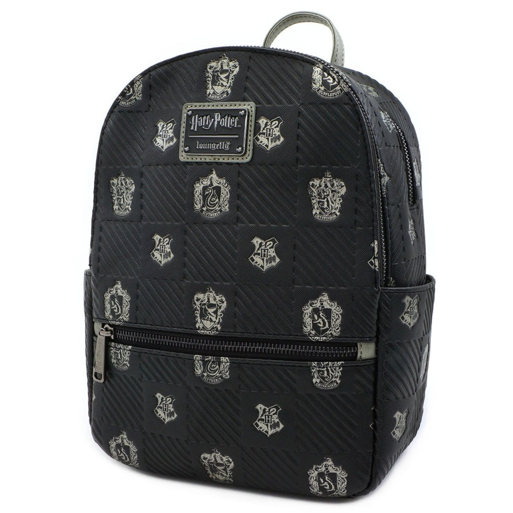 Loungefly x Harry Potter Hogwarts Crest Mini Faux Leather Backpack