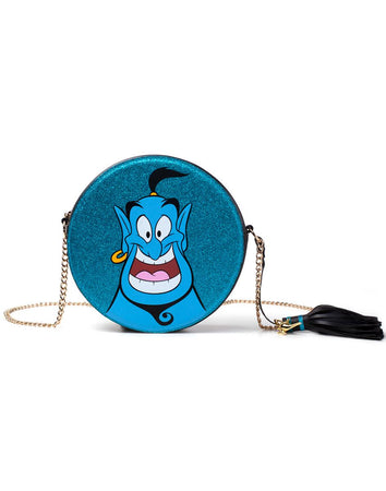 Disney Aladdin Genie Round Glitter Shoulder Bag