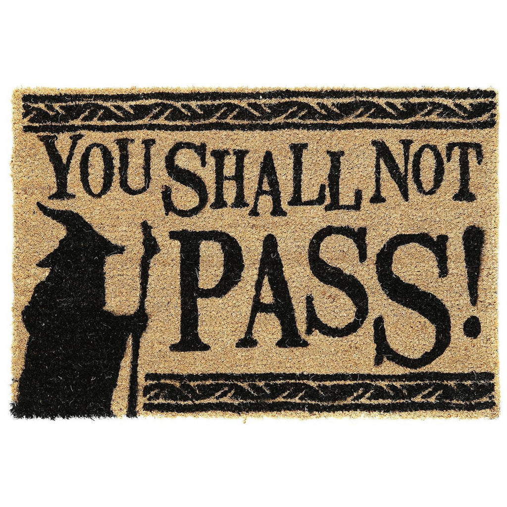 The Lord of the Rings You Shall Not Pass Coir Doormat