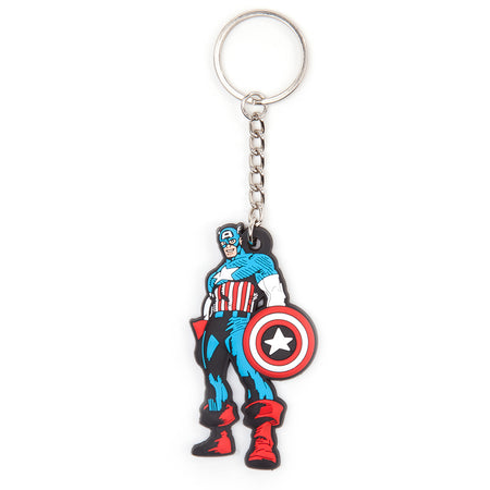 Marvel Captain America Character Rubber Key Chain