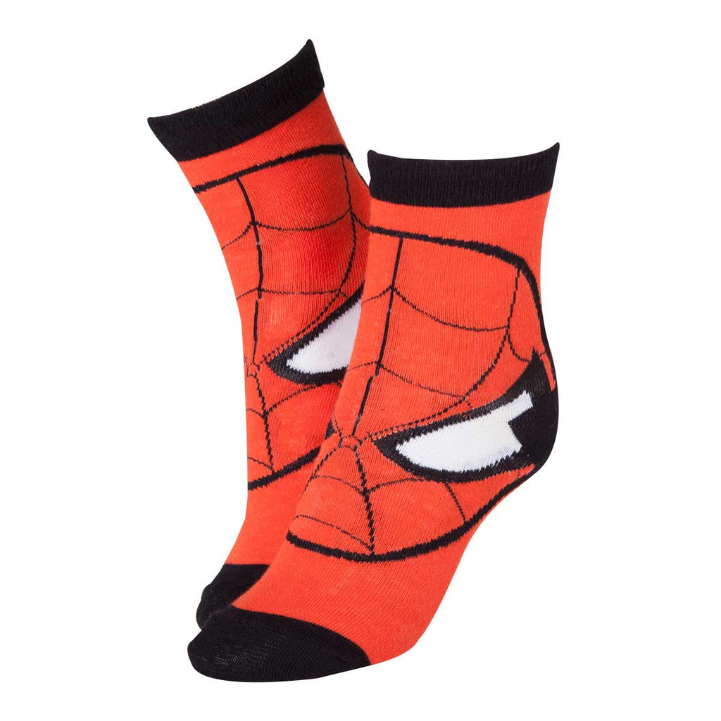 Marvel Spider-Man Mask Red Socks