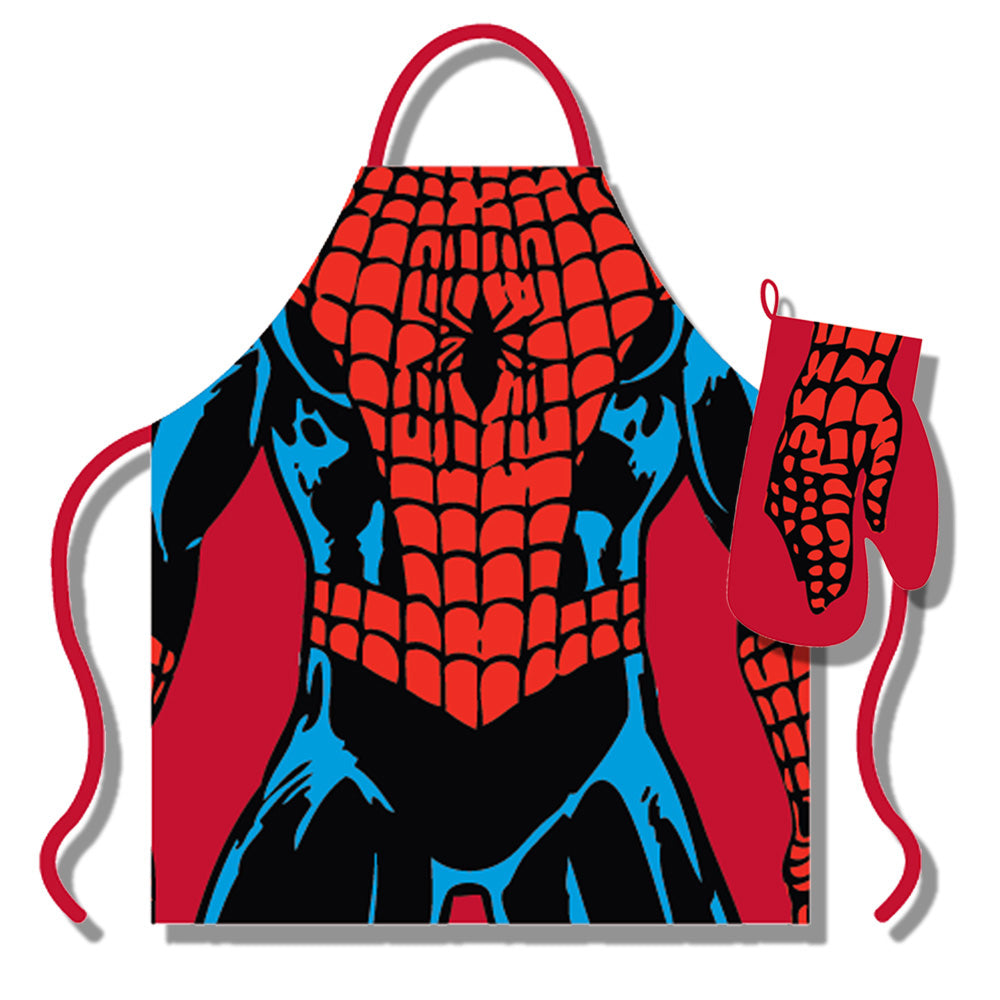 Marvel Spider-Man Apron & Oven Mitt Set