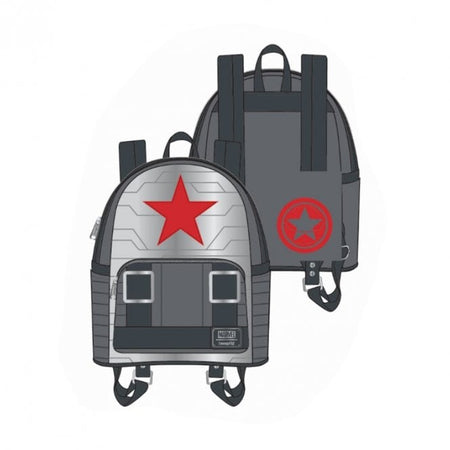 Loungefly x Marvel Winter Soldier Mini Backpack