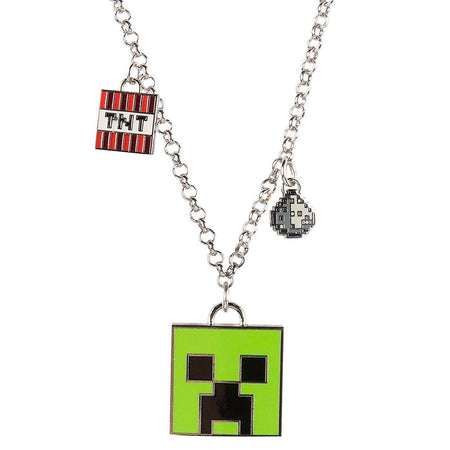 Minecraft Enchanted Creeper Pendant Necklace