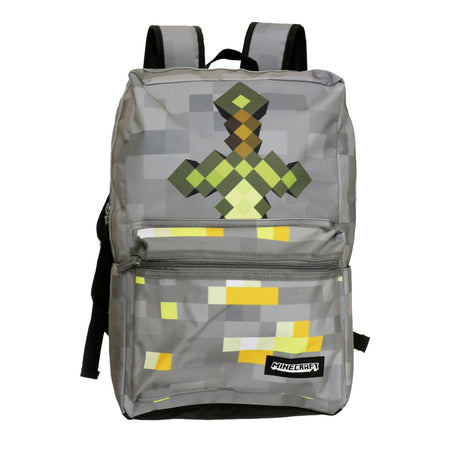 Minecraft Gold Sword in Gold Ore Backpack