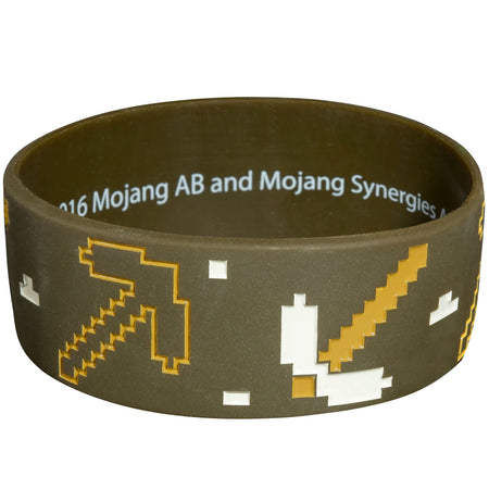 Minecraft Miner Rubber Bracelet