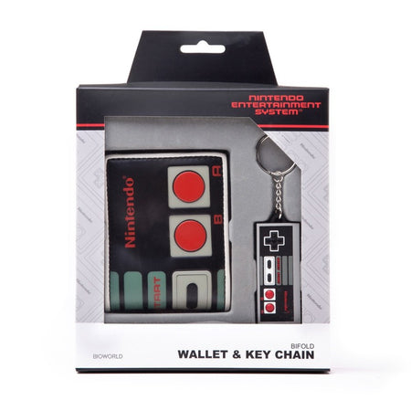 Nintendo NES Wallet & Keychain Gift Set