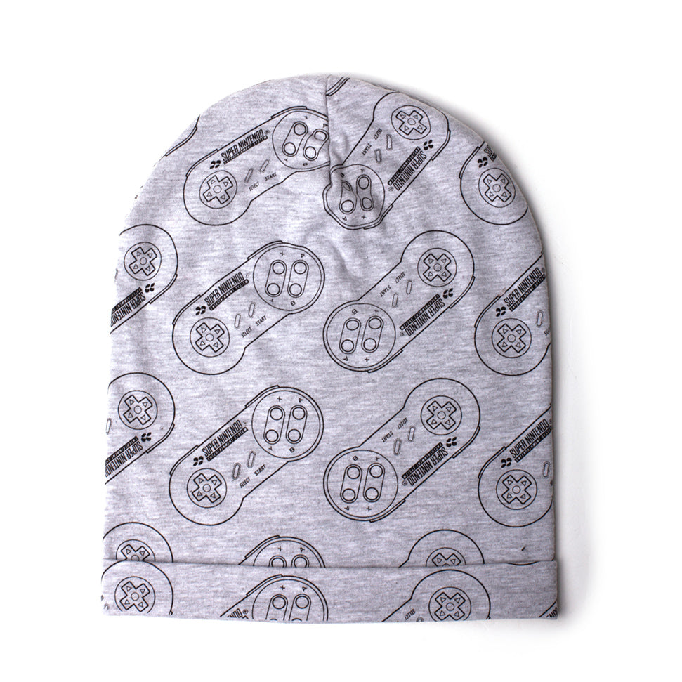 Nintendo SNES All Over Print Controller Beanie Hat