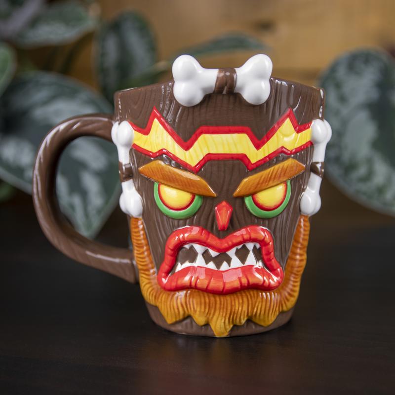 Crash Bandicoot Uka Uka Shaped Mug