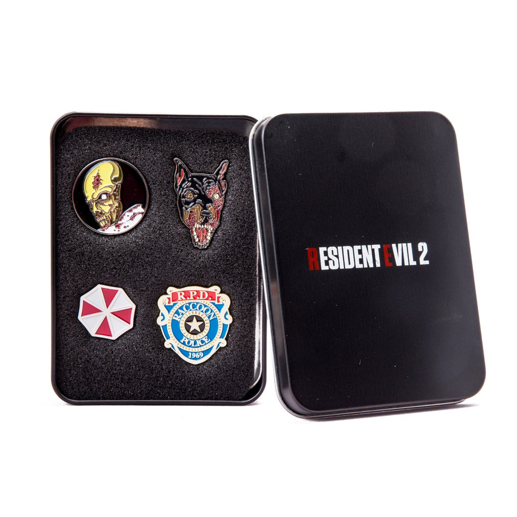 Resident Evil 2 Collectors Pin Badge Set