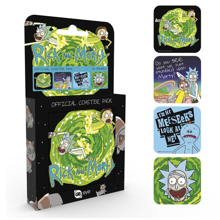 Rick and Morty Coasters (4 Pack)