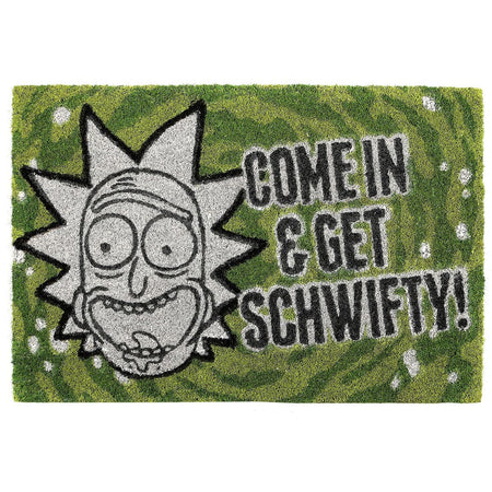 Rick and Morty Get Schwifty Coir Doormat