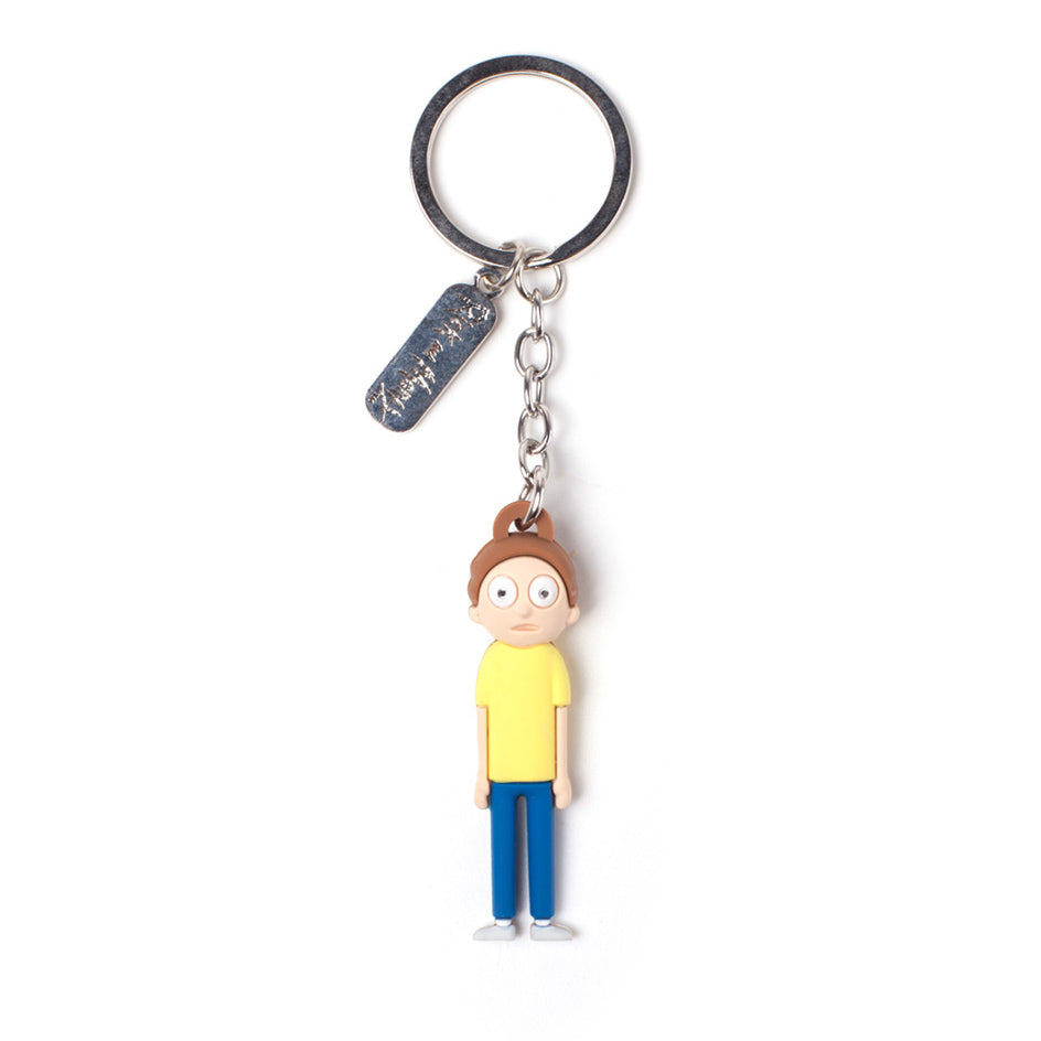 Rick and Morty - Morty Character 3D Rubber Key Chain