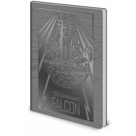 Star Wars The Millennium Falcon Embossed A5 Flexi Cover Notebook