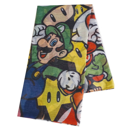 Super Mario All Stars All Over Print Fashion Scarf