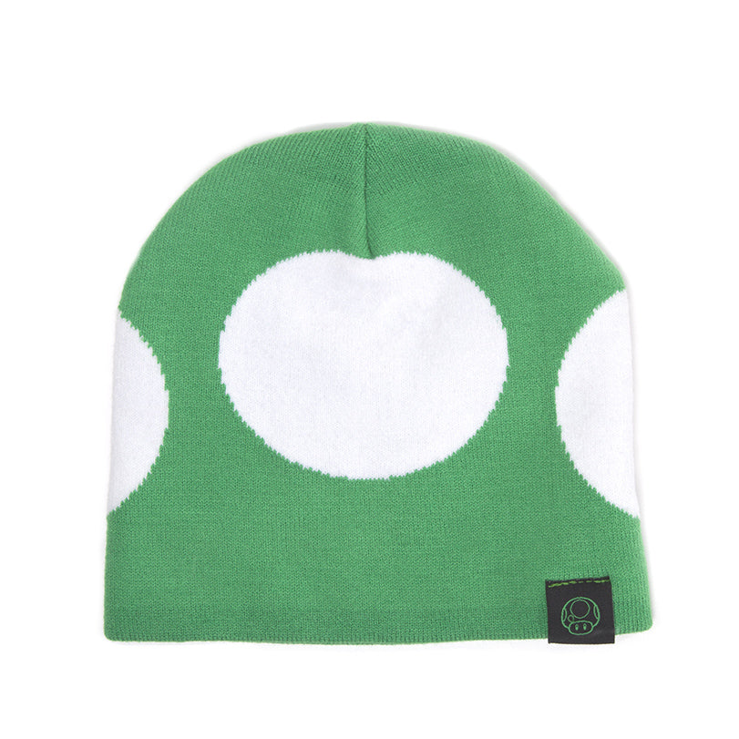 Super Mario Green 1-UP Mushroom Beanie Hat