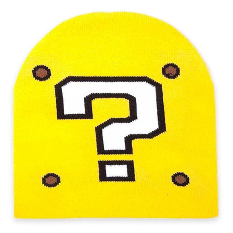 Super Mario Question Block Beanie Hat