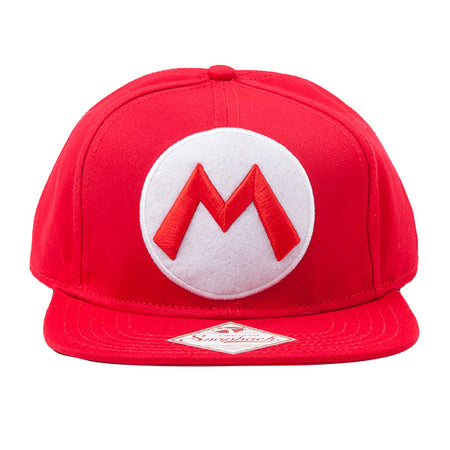Super Mario Red Snapback Cap
