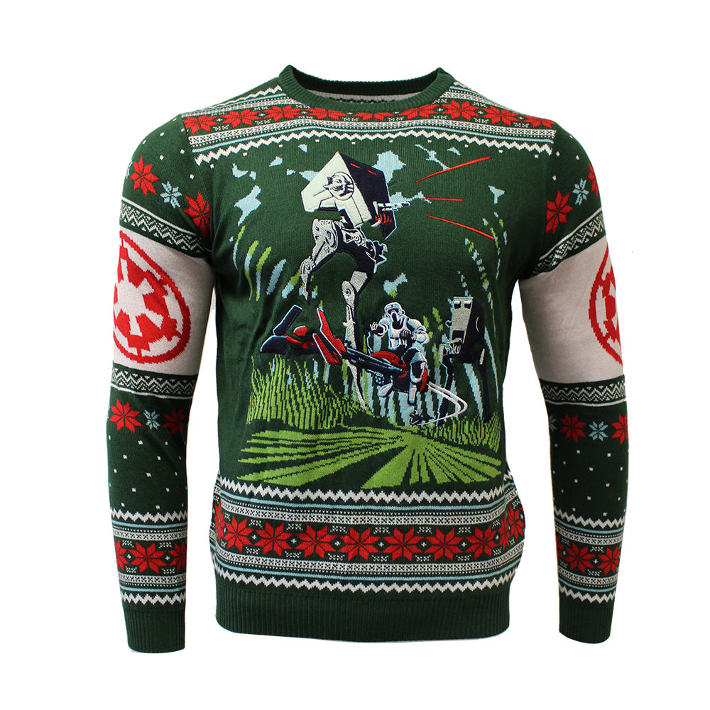 Star Wars Battle of Endor Knitted Christmas Jumper / Sweater