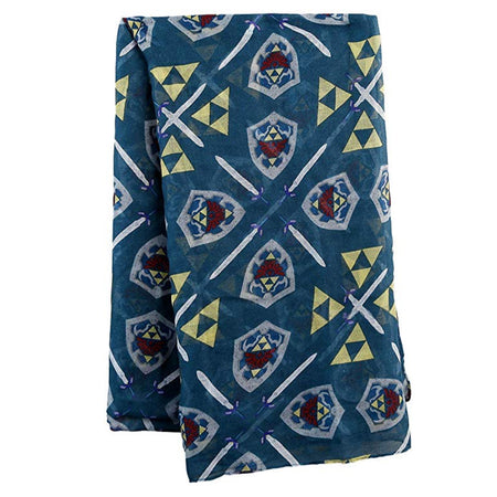The Legend of Zelda Sword and Shield All Over Print Fashion Scarf